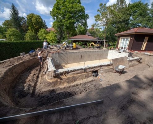 Gartenabu - Bau eines Schwimmteiches