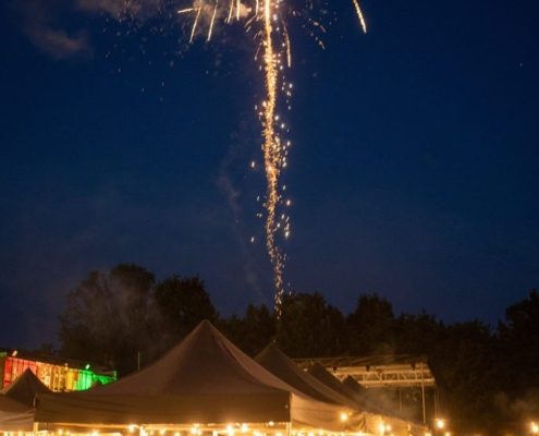 beeindruckendes Höhenfeuerwerk