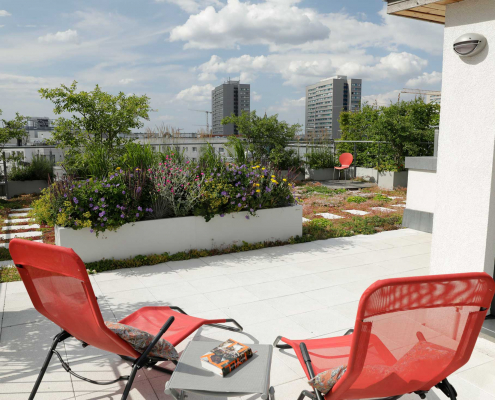 Dachterrasse in Berlin