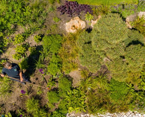 Gartenpflege, Luftbild Gartenpflege, Luftbild