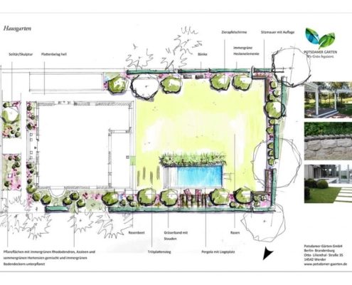Gartenplanung Entwurfsplanung
