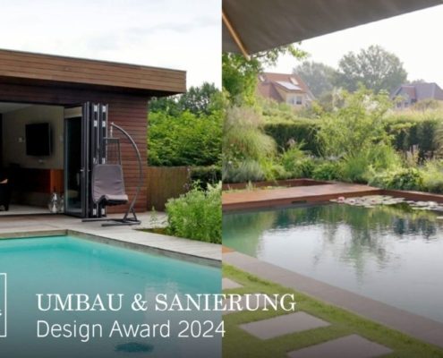 Biotop Award Kategorie "Umbau & Sanierung" Vorher - Nachher Bild eines Hausgartens