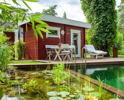 Saunahaus am Schwimmteich Saunahaus am Schwimmteich